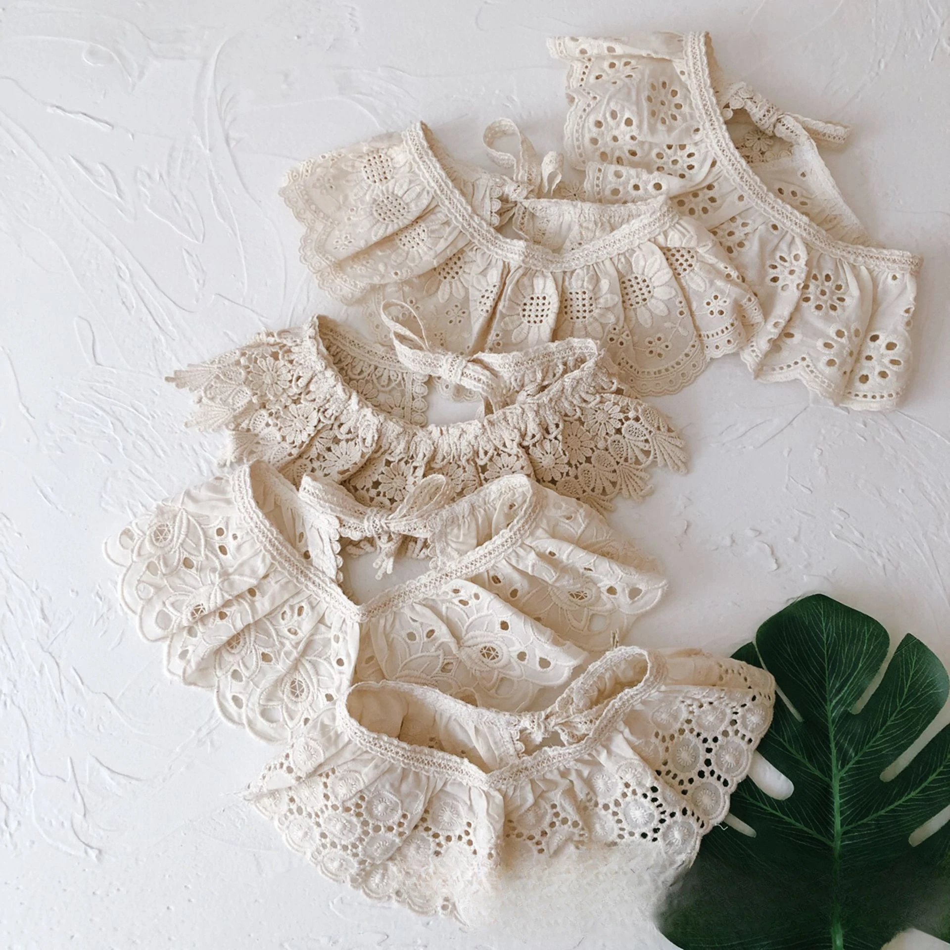 Baby Instagram Style Cute Creative Hollowed-out Lace Little Scarf, Girls Sweet Everything Fashion Princess Shawl Collar