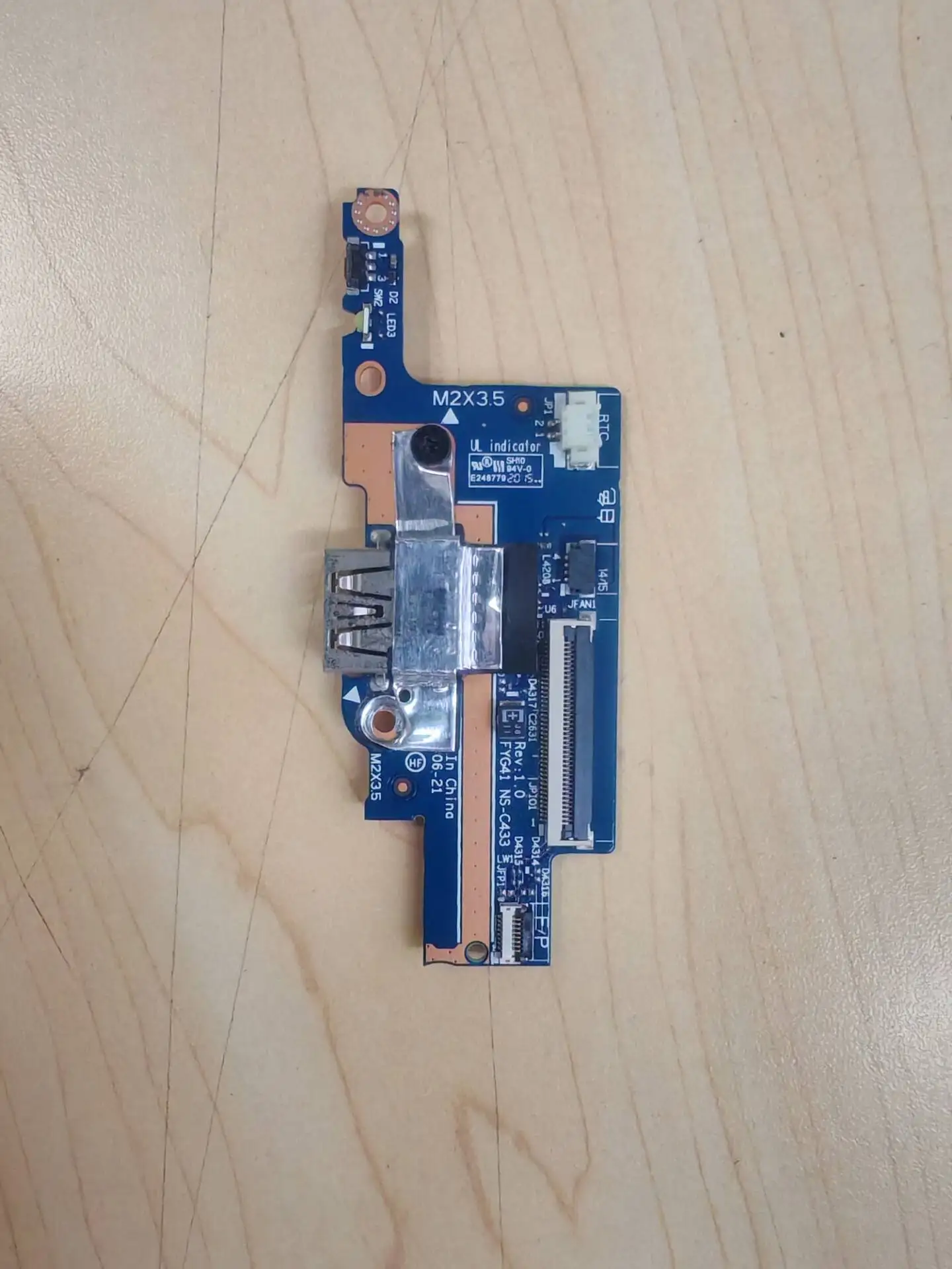 Used for Lenovo YOGA C740-14 C740-14IML Laptop Power Button Switch USB Jack IO Board FYG41 NS-C433 5C50S24993