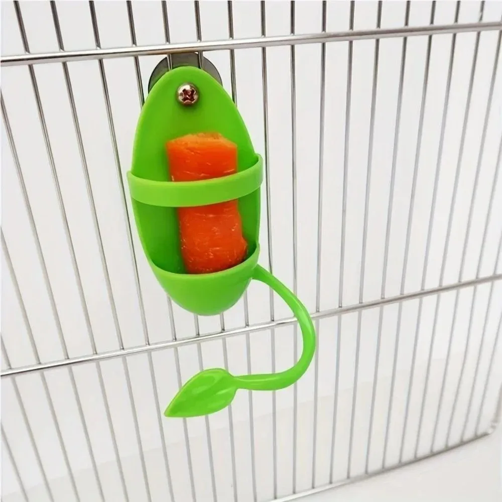 Vogel-Fruchtgabel, Tintenfischknochen-Halter, Futterhalter, Tintenfischknochen-Stütze, Papageienspielzeug für Wellensittiche und Nymphensittiche, interaktives Vogel-Kauspielzeug für Haustiere – Detail 5