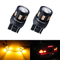 2 T20 W21W 7443 7440 582 3030 SMD LED Sidelight Indicator Rear Signal Light Bulb