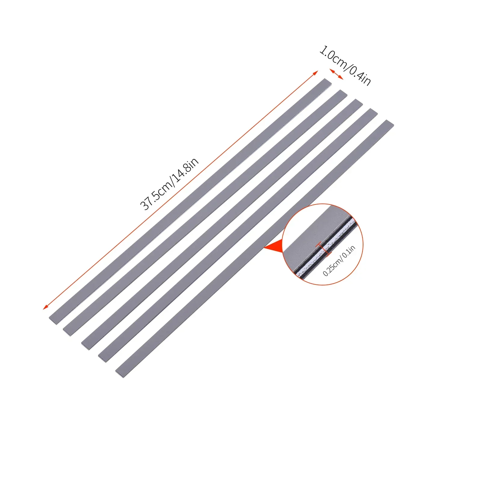 JIELISI 5Pcs Replacement Paper Cutting Knife Cushion Strip for 959-3 A4 Paper Cutter