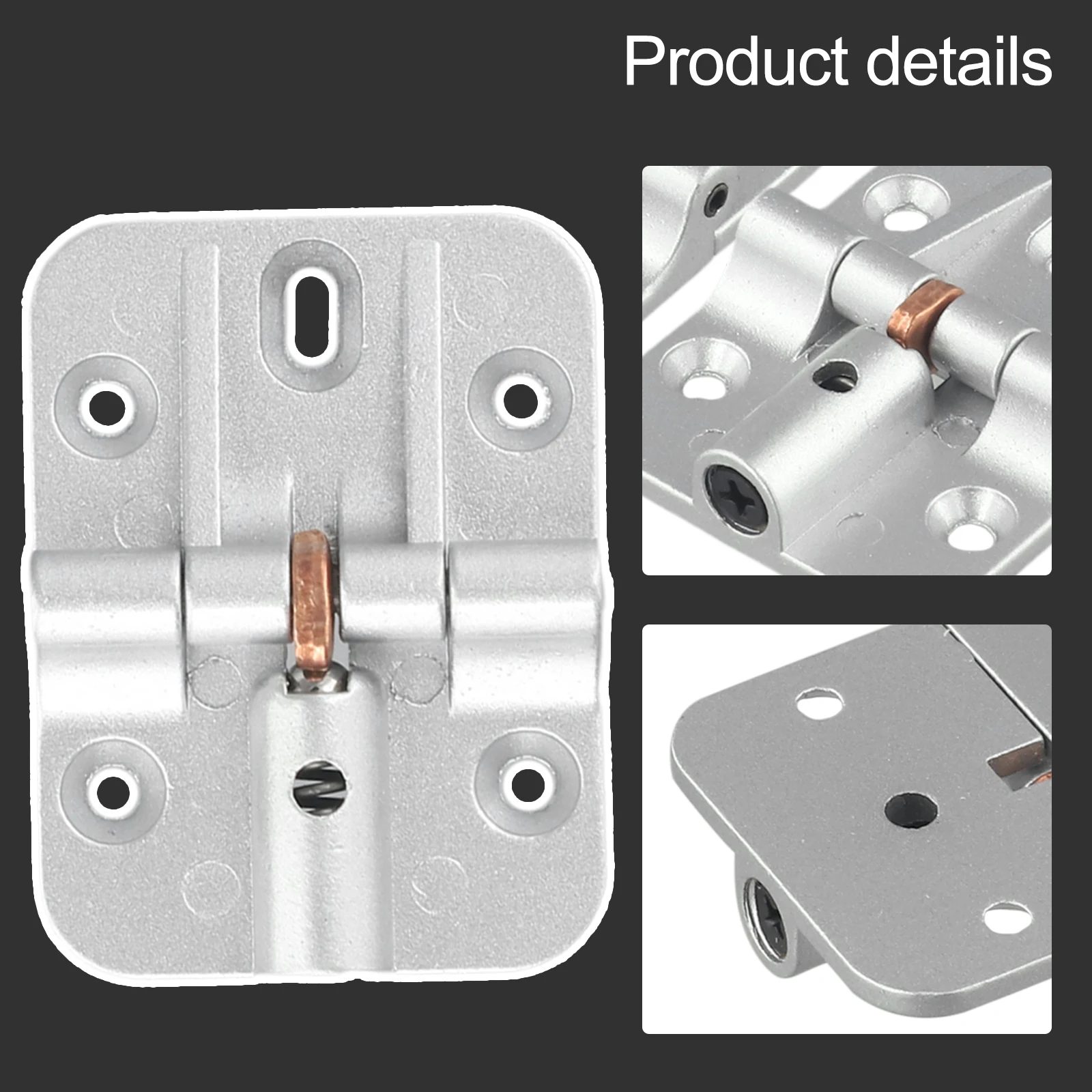 

Convenient Locking Hinge for Folding Tables Zinc Alloy Construction 180 Degree Adjustable Positioning Easy Installation