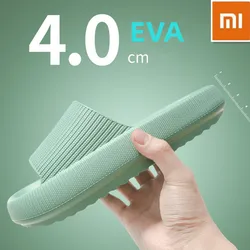 Xiaomi Thick Platform Cloud Slippers Women Indoor Bathroom Slides Soft EVA Anti-Slip Home Floor Slides Ladies Summer Shoes