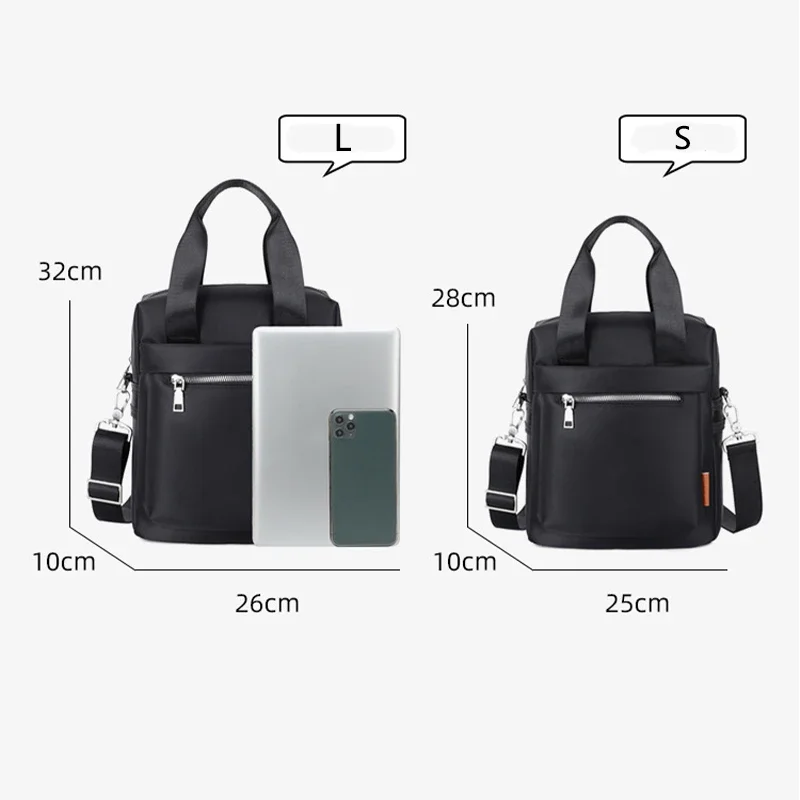 Imagem -06 - Bolsa de Ombro Masculina de Alta Capacidade Bolsa de Nylon Oxford para Viagem de Negócios Bolsa Crossbody para Arquivo a4 Bolsa de Trabalho para Viagem de Negócios