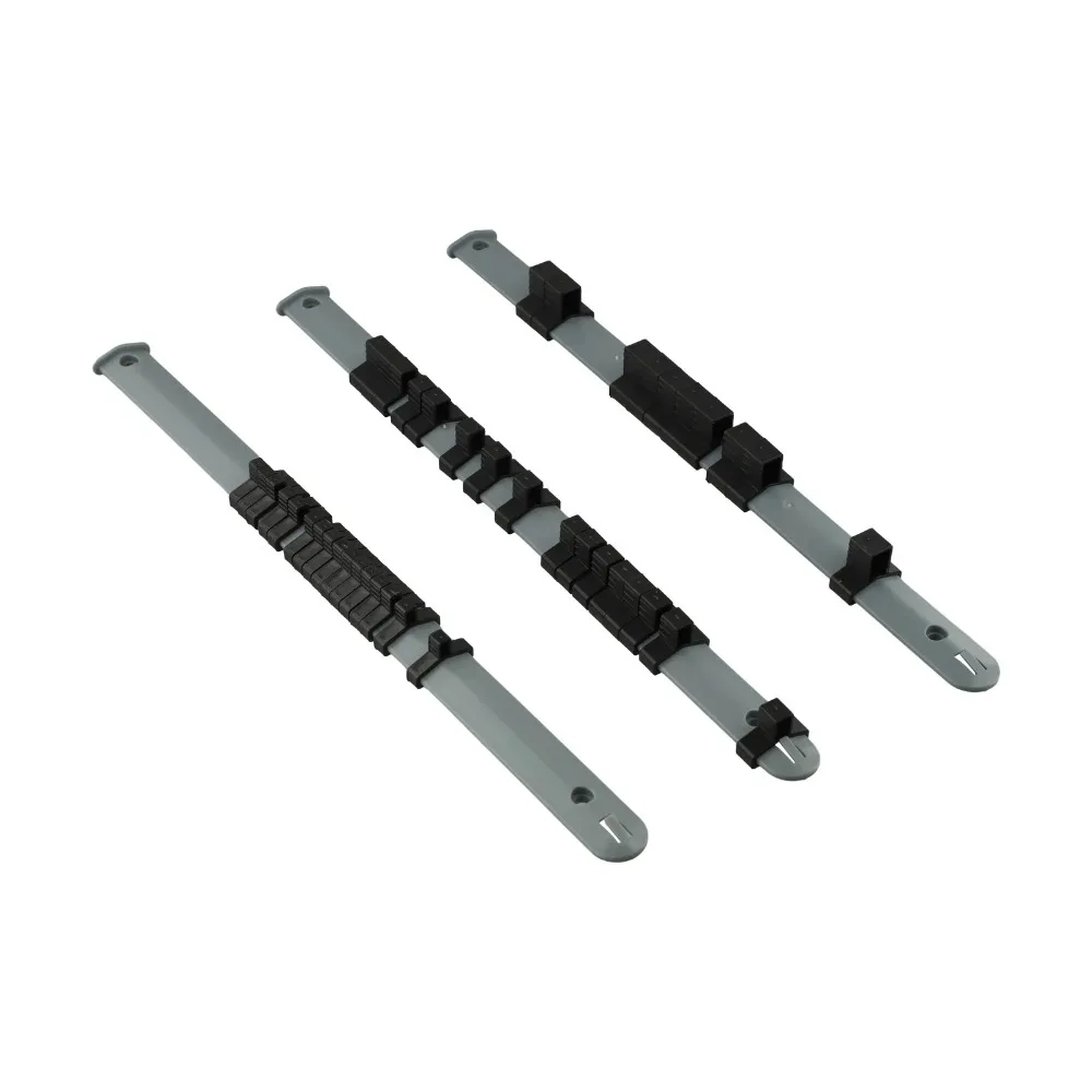 

Стеллаж для хранения розеток длиной 350 мм, размер 1/4 дюйма, размер 3/8 дюйма, розетка, размер 1/2 дюйма, пластиковый материал, пластиковый лоток-органайзер