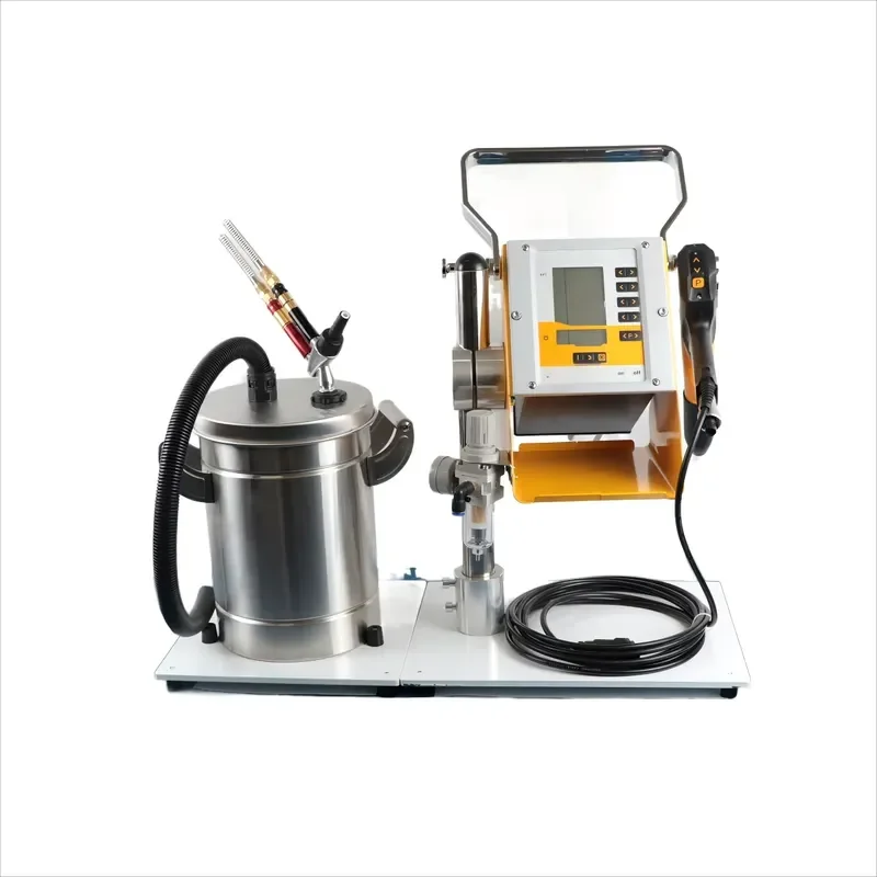Manual Powder Spray with Hopper for Metal Powder Spraying Equipment Easy Operation Powder Film Coating Chrome Painting