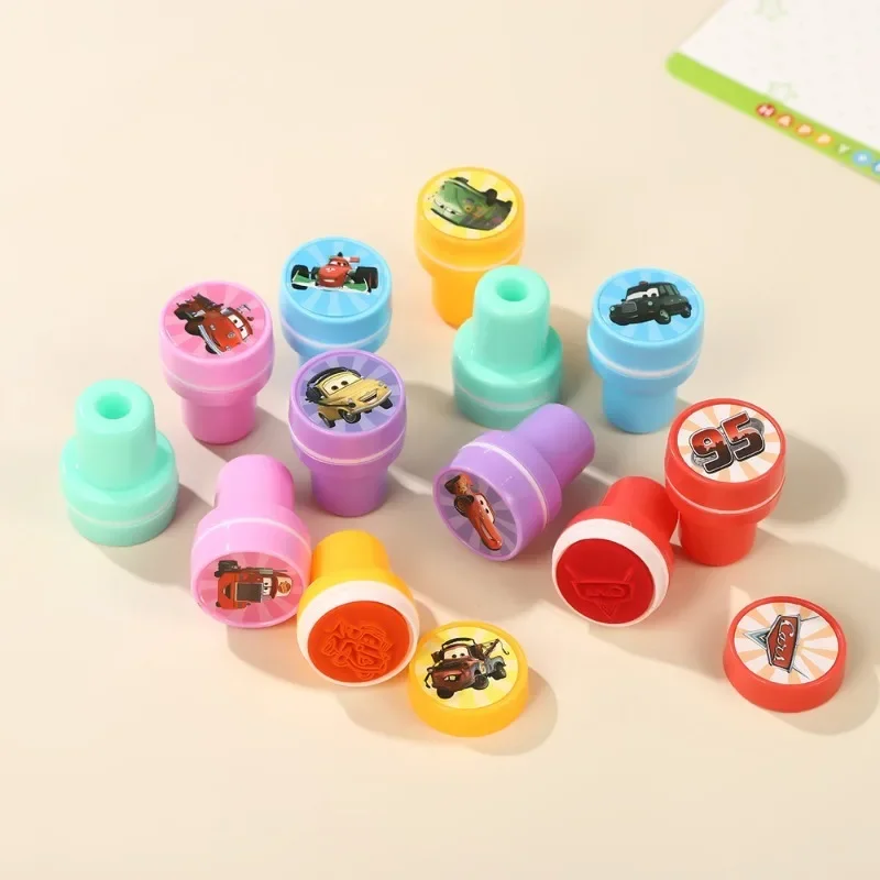 Anime Dsn Cars 12 Picture Set Cute Seals Reward Stickers for Kindergarten Students Small Gifts - view 5