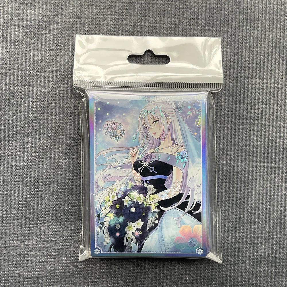 Yu-gi-oh-fundas holográficas con forma de lágrima, Fundas protectoras de cartas de the Rikka Queen, YuGiOh, YGO-205