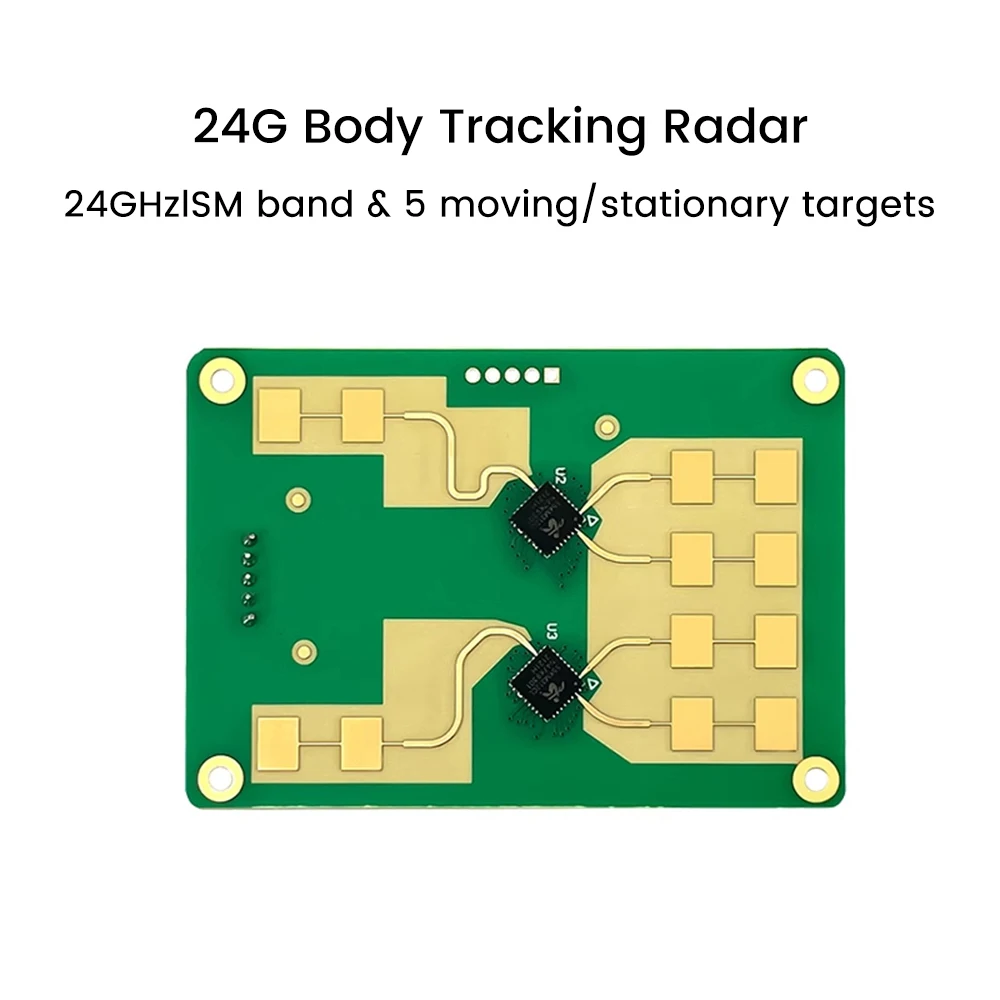 LD2461 Radar 24G Millimeter Wave High Performance Human Perception Distance Tracking Radar Module FMCW 250MHz Induction Board