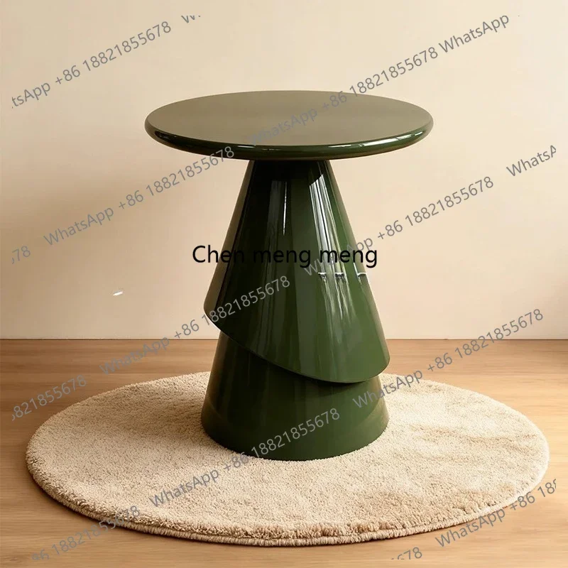 

cc182Modern art dark green side table design living room sofa side table small coffee table