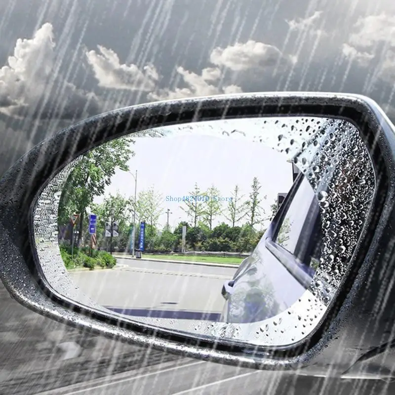 

T3LF Rainproof Vehicle Rearview Mirror Film Sticker for HD Window Membrane Prote