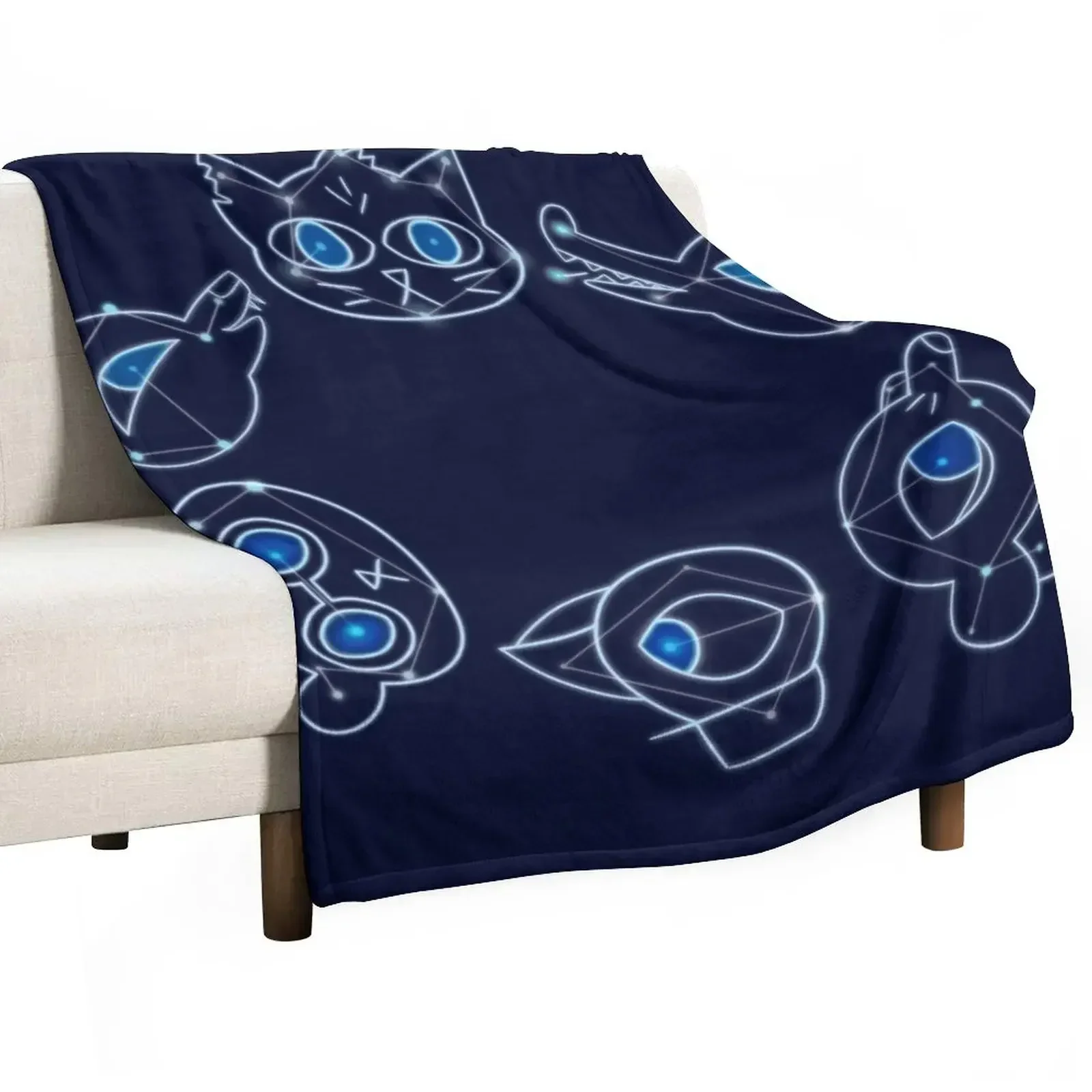 Longest Night in the Woods Throw Blanket Decorative Sofas Furrys Luxury Thicken Flannel Blankets