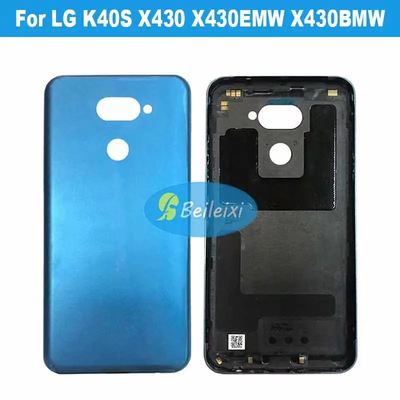 

For LG K40S 2019 X430 X430HM X430EMW X430ZMW X430FMW X430BMW Battery Back Cover Rear Door Housing Case Durable Back Cover