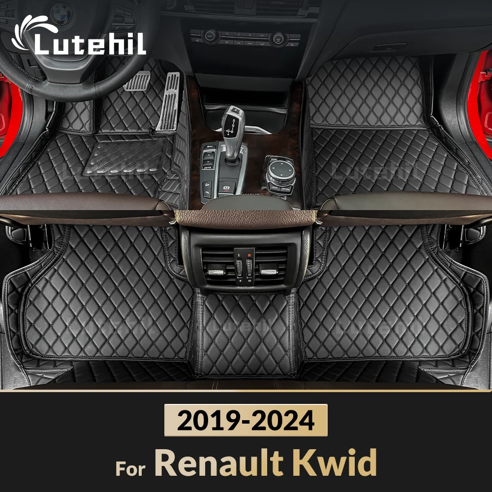 For Renault Kwid 2019-2024 23 22 21 20  Custom Car Floor Mats Carpet Cover Interior Details Accessories Protective Pad Parts