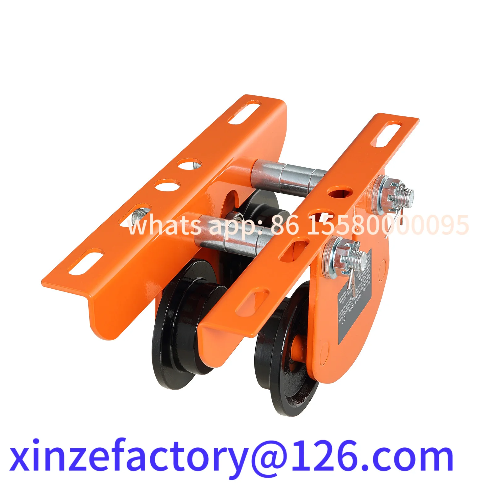 

Customizable Electric Hoist Manual Trolley 2200 lbs/1T Capacity Push Beam wit