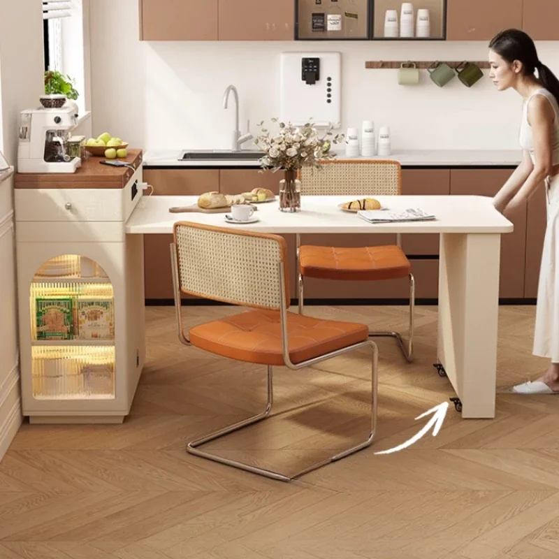 

Gaming Italian Dining Table Nordic Light Wheels Luxury Center Kitchen Tables Chairs Island Improvement Mesa Unique Furniture