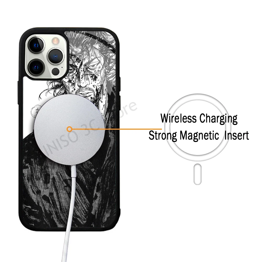 Vagabond Manga Phone Case Strong Magnetic For IPhone 15 14 13 Pro Max 11 12 Mini For Magsafe