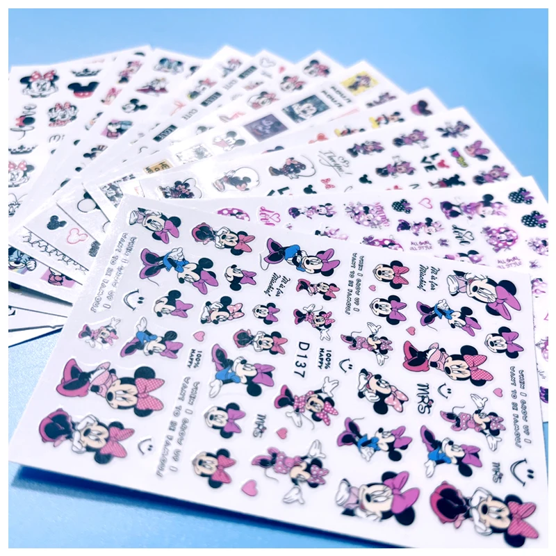 

1PCS Disney Children;s Cartoon Mickey, Minnie, Mickey Mouse, Brutto Nail Decor Art Slider Nail Decal Accessories