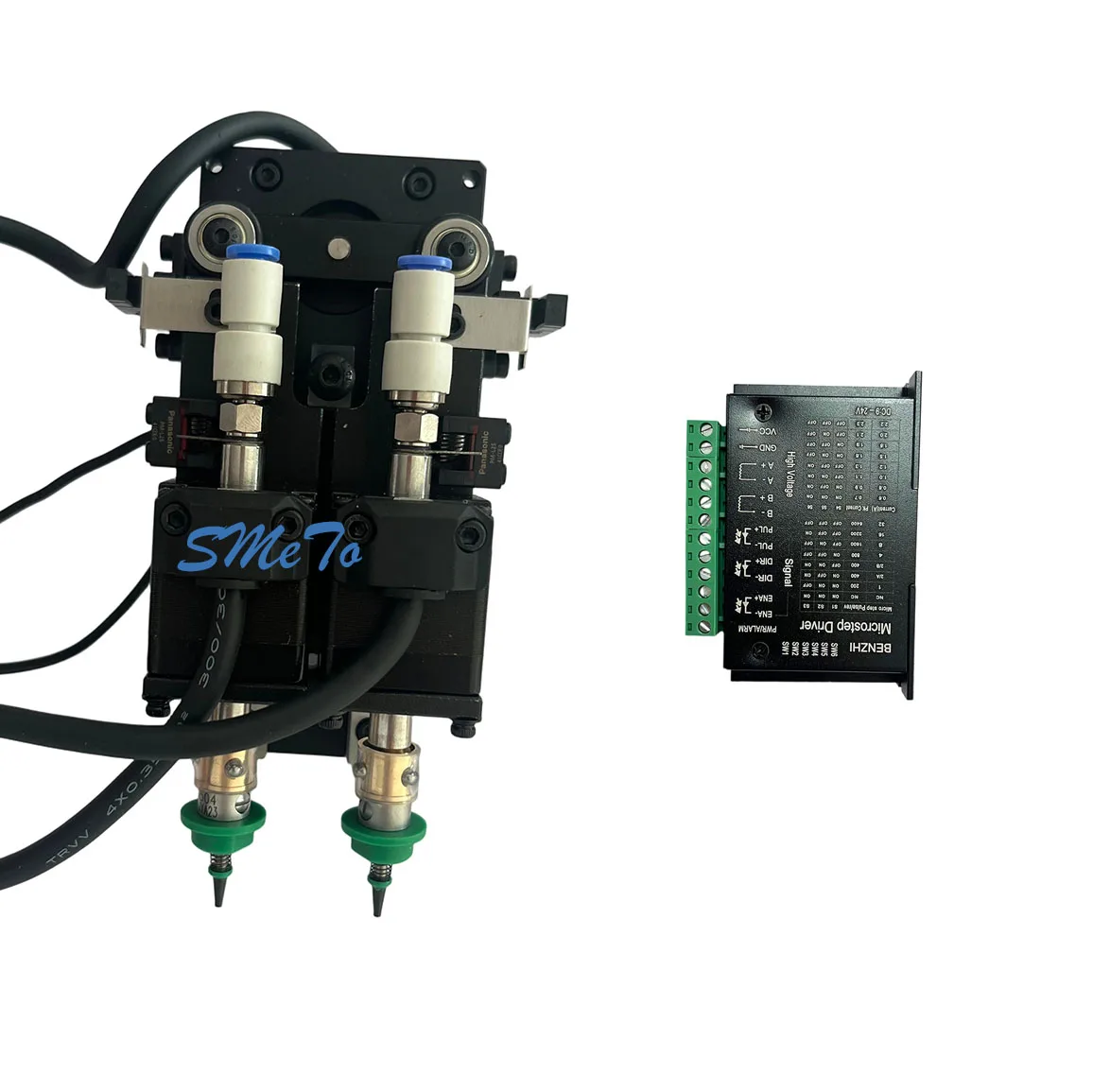 

SMT с двойной головкой, вращающееся соединение JUKI 28, вакуумный комплект шагового двигателя для DIY PNP SMT, машина для захвата и размещения