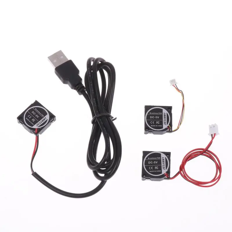 Neues 2006 Turbine 2006 Gebläse 5 V 0,03 A 20 mm leiser Geschwindigkeitstestventilator Mini-Gebläseventilator 6200 U/min Ultradünner Ventilator 3-Draht