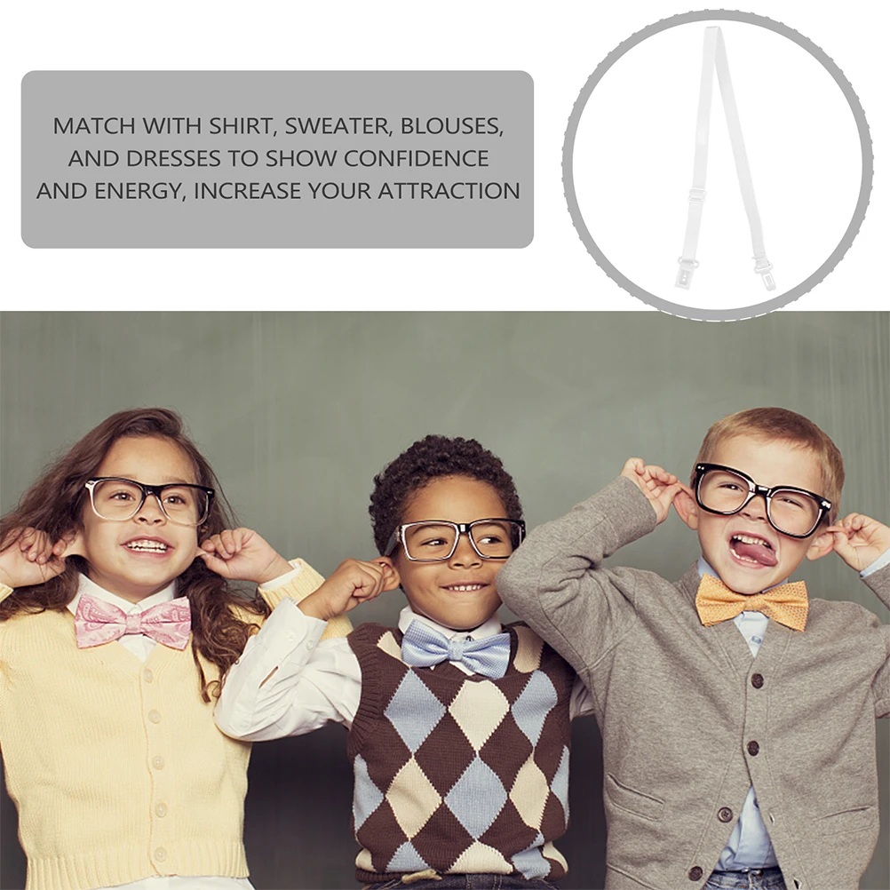 

20pcs Bow Tie Straps Adjustable Elastic Bands for Men Stylish Design Suitable Wedding Graduation Formal Occasions