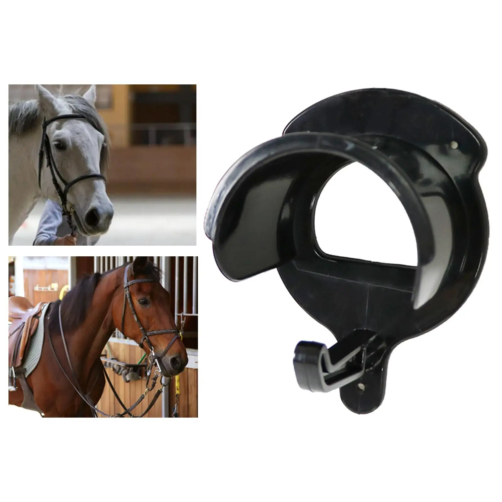 

Quality Plastic Horse Bridle Rack Equestrian Stable Wall Mounted Hook Hanger