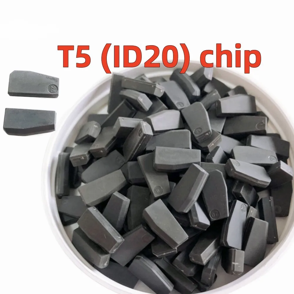 

5/10/20/50pcs original car key chip T5 ID20 carbon chip auto transponder chip / T5 ID20 ceramic chip / T5 (ID20) PCB chip