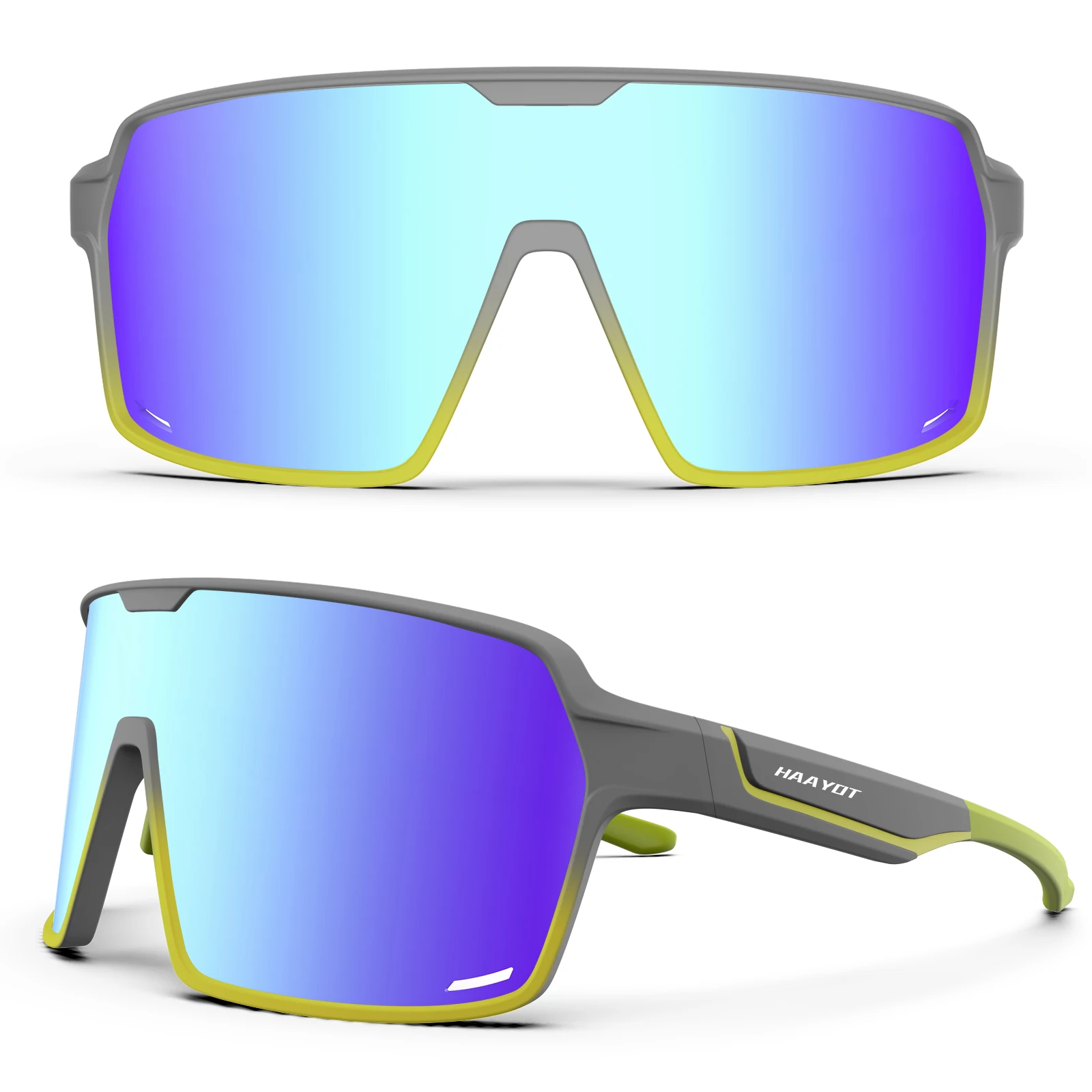 Suukaa Cycling Fish Sunglasses Men‘s Women Mtb Bicycle Sports Glasses UV400 Polarized Fishing Protection Eyewear Bike Goggles