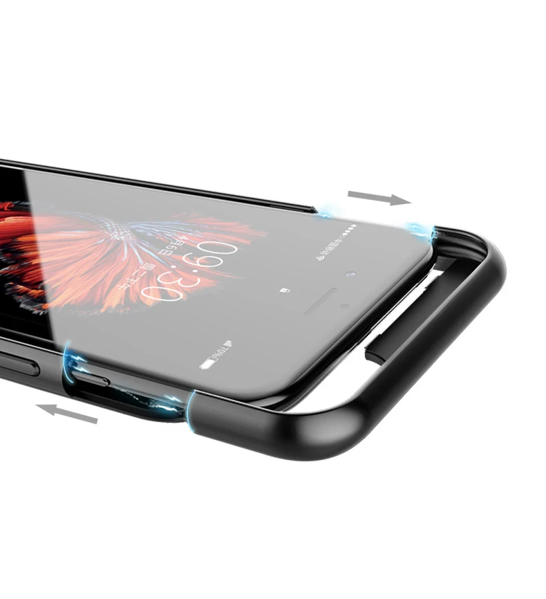 Ultra cienkie etui z ładowarką do iPhone'a 11 Pro Max 12 Pro Max 12 Mini X XS XR 6 6s 7 8 Plus SE 2020 Etui z ładowarką Power Bank