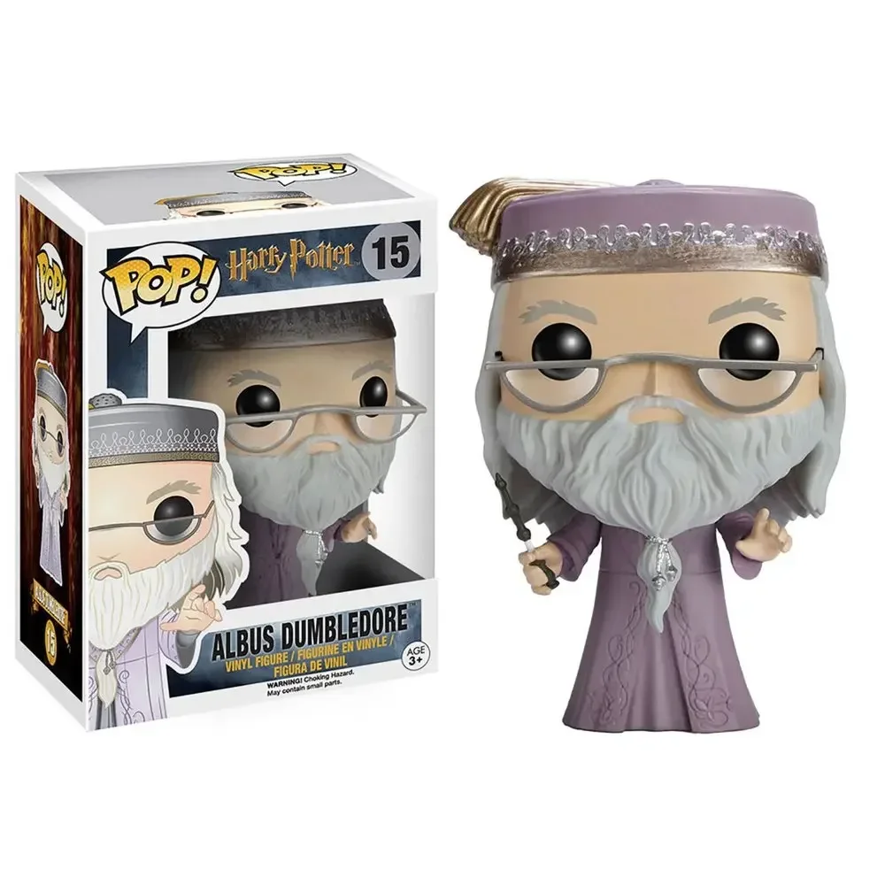 Funko POP Harried Potters Albus Dumbledore 15# Pvc Action Toy Figures 10CM Vinyl Figure Collection Figurine Model Toys