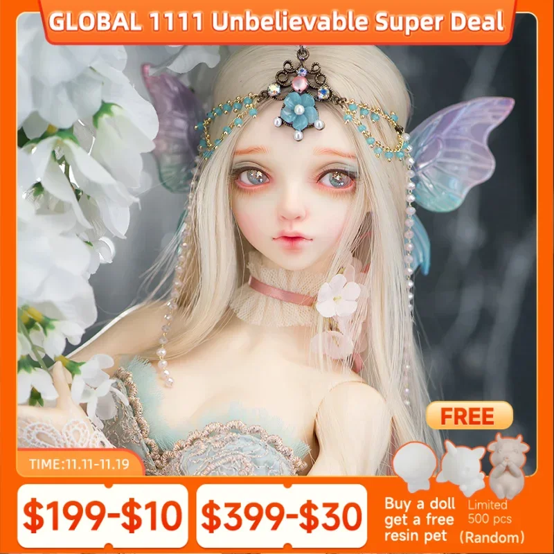 

Новое поступление Feeple60 Carol Doll BJD 1/3 фантастический SD женский Лебедь Феи Игрушки для девочек уникальный подарок на день рождения Сказочная страна Oueneifs