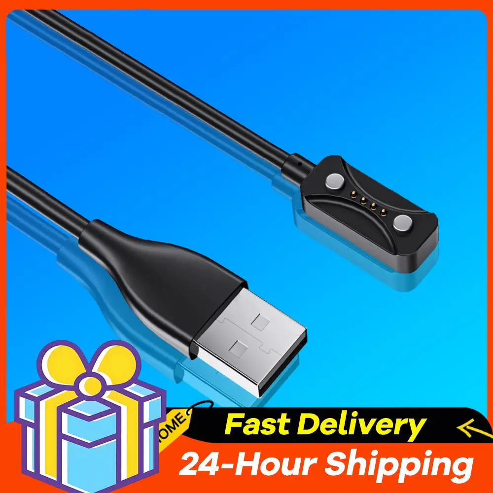 

Магнитный USB-кабель для зарядки, 1 м, зарядное устройство, док-станция, кабель питания для Polar Pacer/Pacer Pro/Ignite 3/Vantage V3