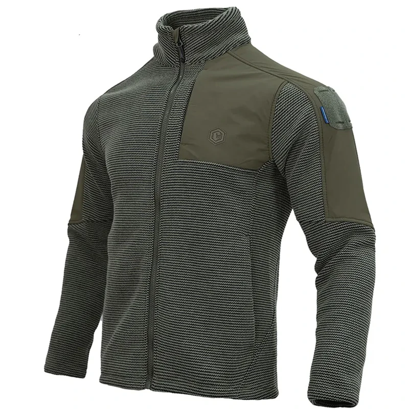 

NEW Emersongear Blue Label Tactical Suede Muntjac Fleece Jacket Mens Zipper Windbreaker Coats Warm Hunting Hiking Caping Outwear
