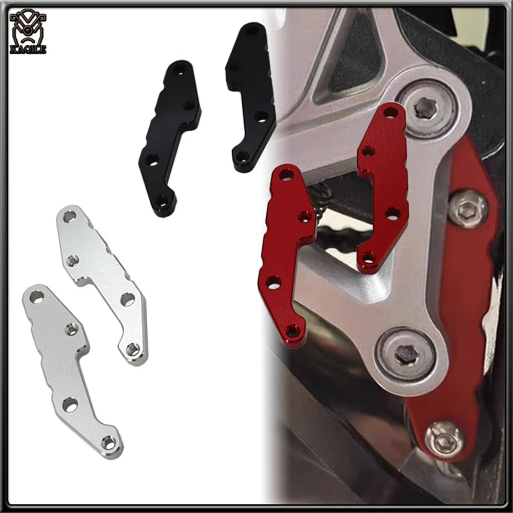 

Motorcycle CNC Aluminum Foot Pedal Raising Bracket Front Pedal Heightening Back Moving Bracket For Honda CB650 CBR650R 19-22