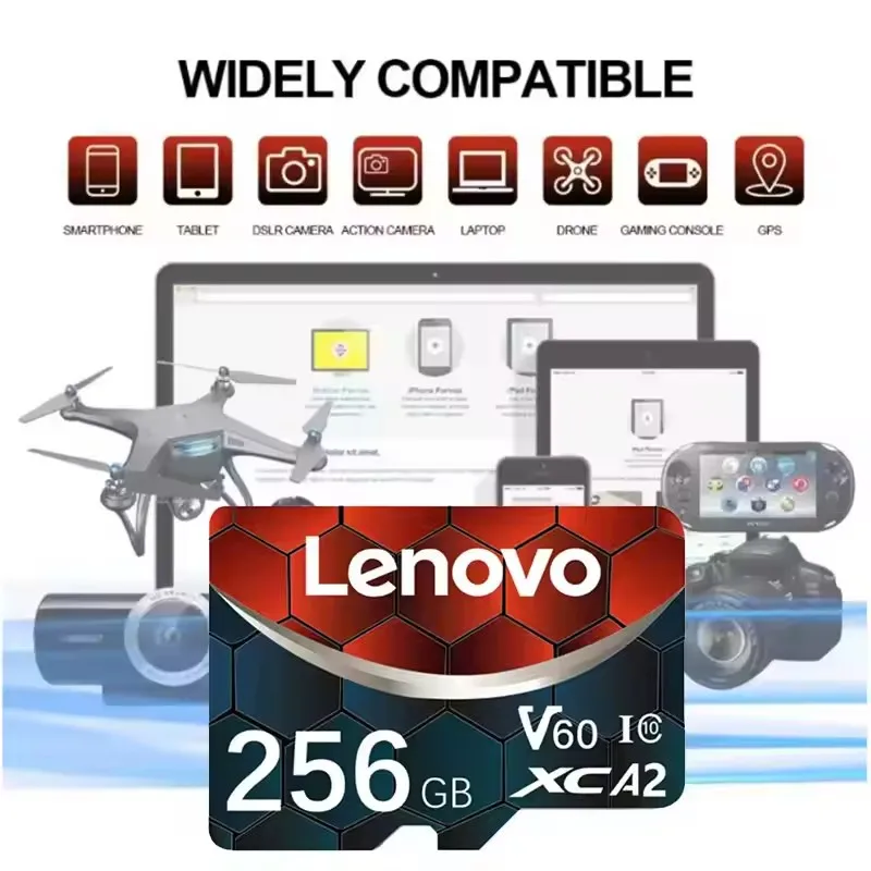 Lenovo High Speed Expansion Mobile Phone Memory Card 2TB TF Card 1TB Mini SD Card 512GB TF SD Card For Nintendo Switch Camera view 2