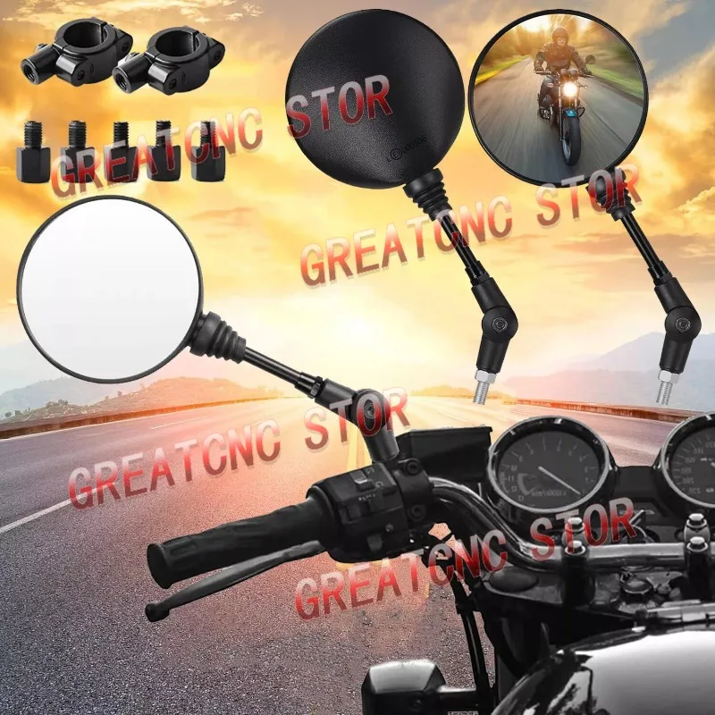 

Rearview Mirror Anti-fall Folding Round Motorcycle Side for KTM LC4 Supermoto 990 AdventuRe 990 SMC SMCR EnduRo R MC-R Duke 640