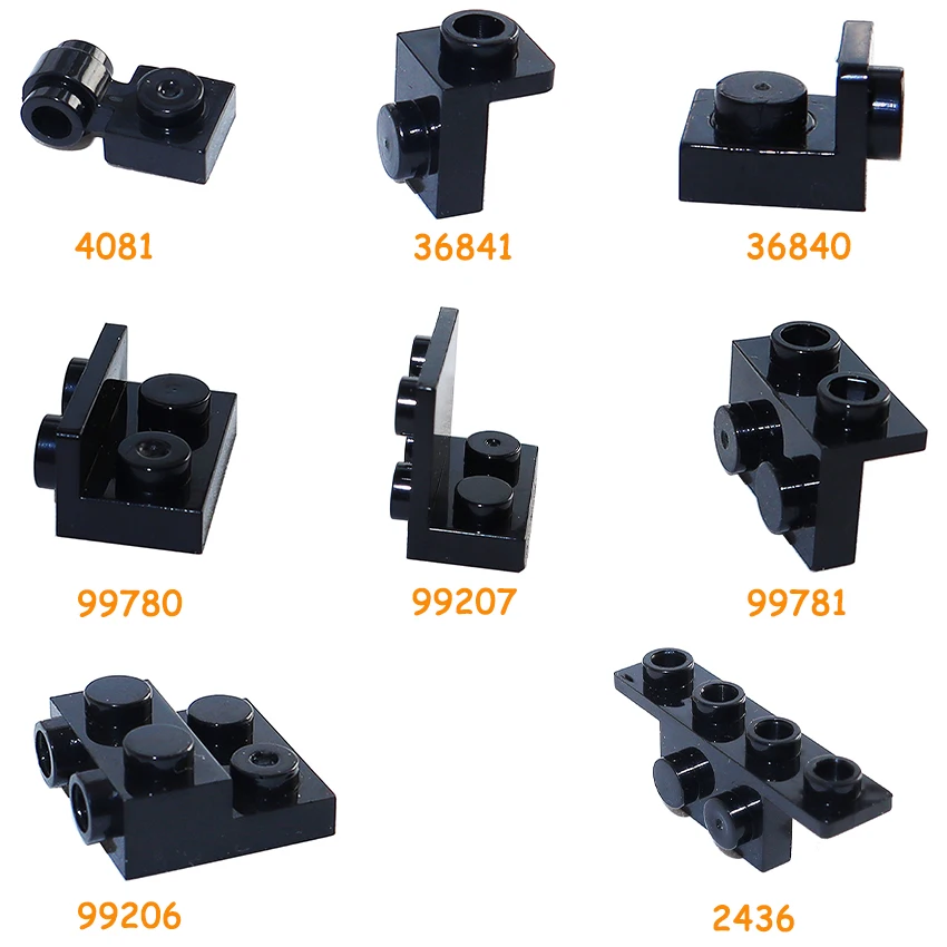 MOC Technical Bricks Dots Inverted Display Holder Accessories Building Blocks Wall Panel Bracket Corner Connectors Toys 36841