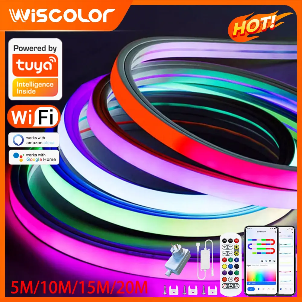 tuya-wifi-led-lights-strip-neon-silicone-lighting-24v-voice-control-support-smart-life-for-home-decor-accessories