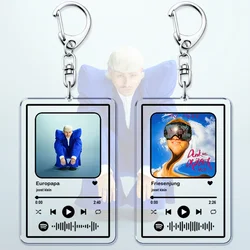 Popular Singer Joost Klein Keychain for Women Accessories Europapa Music Playlist Code Pendant Keying Jewelry Fans Friends Gifts