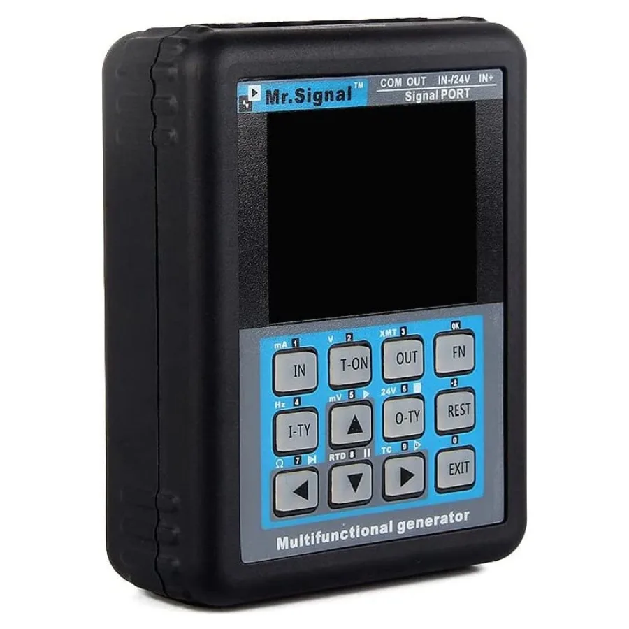 

Калибратор сигнала MR, генератор тока, источник, симулятор клапана ПЛК, 420 мА, 020 В, металлический, черный, высокоточный регулируемый выход