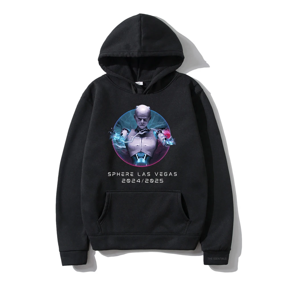 Anyma At Sphere 2024-2025 Tour Hoodie Men/women Hoodies Harajuku Aesthetic Unisex Winter Fleece Pullover Sweatshirt Fans Gifts