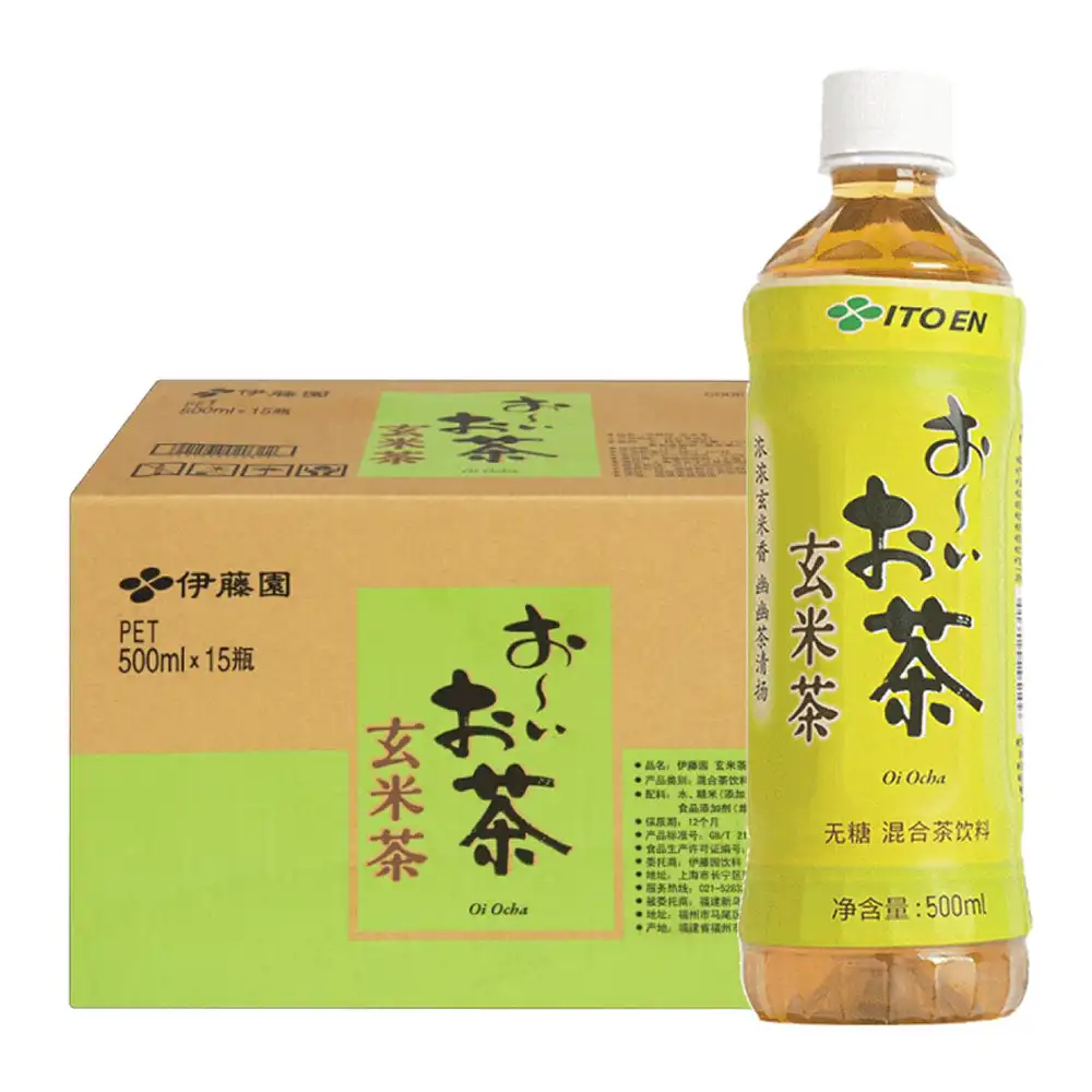 Ito En Genmaicha Green Tea - 500ml x 15 Bottles