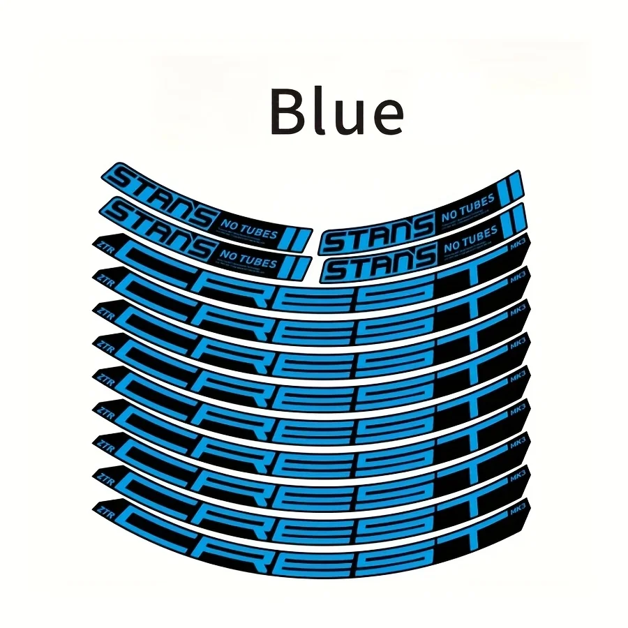 

2D плоские наклейки для мотоциклов, 13 шт./1 комплект, наклейки на колеса READU 2020 MK3, наклейки на обода горных велосипедов