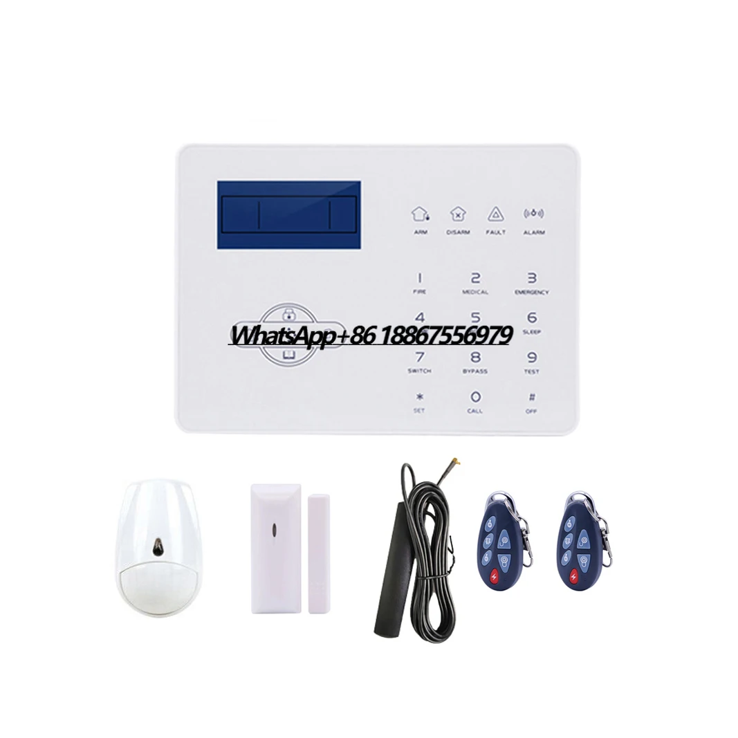 

868mhz 433mhz Focus Wireless Home Alarm System ST-IIIB GSM PSTN 110dB Alarm Sound French English Voice App Control DIY Accessory