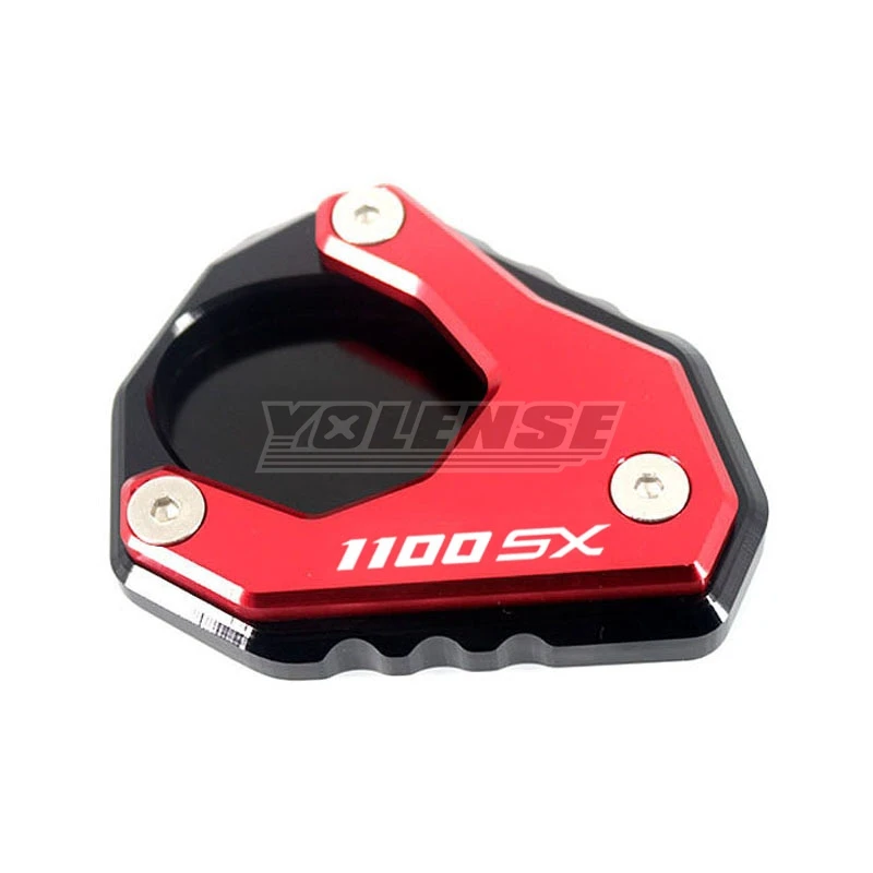 Soporte CNC para motocicleta, extensión de caballete lateral, placa de soporte ampliada, compatible con NINJA1100SX Ninja 1100SX NINJA1100 SX 2025