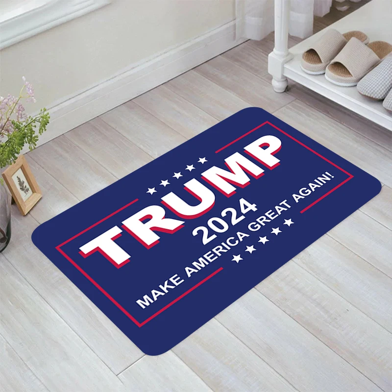 

MAKE AMERICA GREAT AGAIN Donald Trump Floor Mat Kitchen Rug Aesthetic Room Decoration Rugs Doormat Entrance Door Balcony Carpets