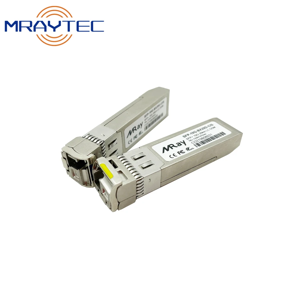 10G SFP+ Bidi Optical Transceiver Module 20km Compatible with CISCO Simplex LC DOM WDM Tx1270nm/Rx1330nm