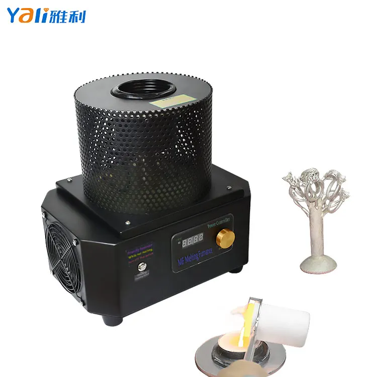 4KG Melting Furnace Smelting Copper Aluminium Induction Electrical Industrial Furnace  Gold Melting Machine Jewelry Equipment