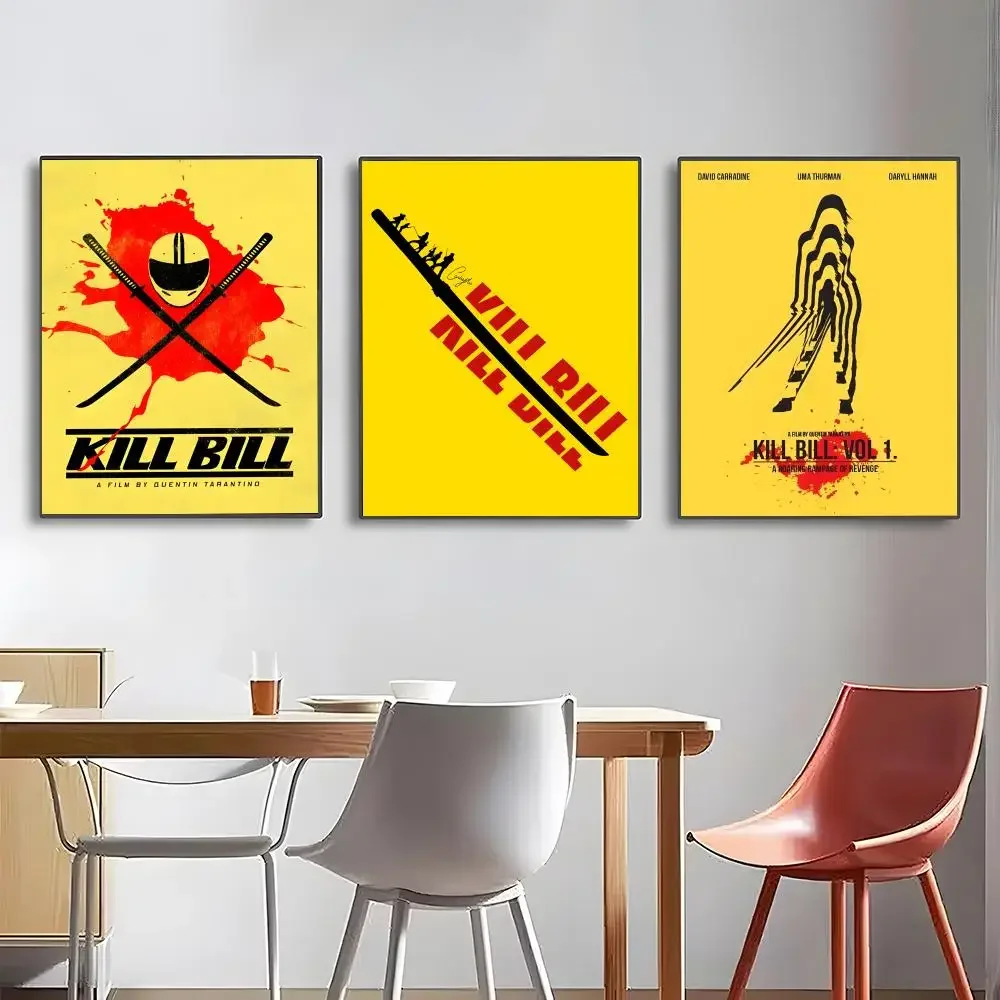 Classic Hot Movie Kill Bill Poster High-definition posters, wall art for living room and home decor. Modern home