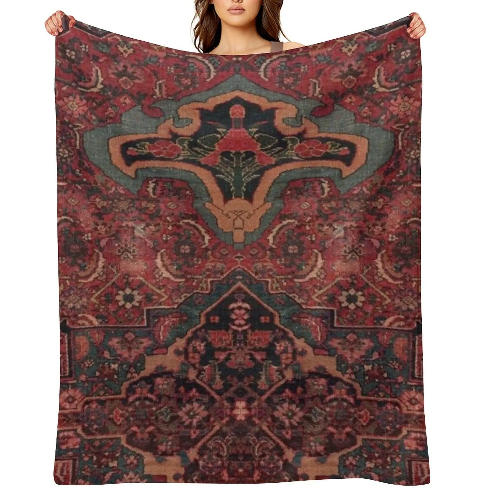 

Traditional Heritage Moroccan Design Throw Blanket Sofa Single manga Summer Blankets